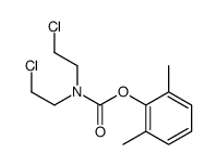 (2,6-dimethylphenyl) N,N-bis(2-chloroethyl)carbamate结构式