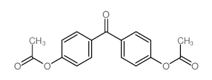 [4-(4-acetyloxybenzoyl)phenyl] acetate结构式