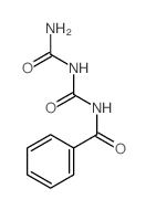 N-(carbamoylcarbamoyl)benzamide结构式