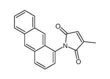 1-anthracen-1-yl-3-methylpyrrole-2,5-dione结构式