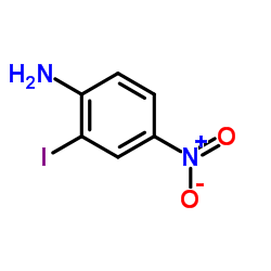 2-碘-4-硝基苯胺结构式