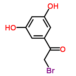 2-溴-1-(3,5-二羟基苯基)乙酮结构式