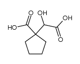 (1-carboxy-cyclopentyl)-hydroxy-acetic acid结构式
