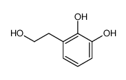 3-(2-hydroxyethyl)benzene-1,2-diol结构式