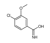 4-chloro-3-methoxybenzamide结构式