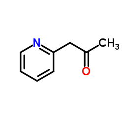 1-吡啶-2-基-2-丙酮结构式