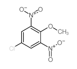 Benzene,5-chloro-2-methoxy-1,3-dinitro-结构式