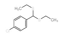Benzene,1-[bis(ethylthio)methyl]-4-chloro-结构式