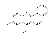 7-Ethyl-9-methylbenz[c]acridine结构式