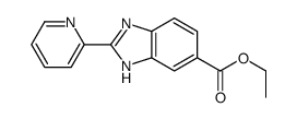 ethyl 2-pyridin-2-yl-3H-benzimidazole-5-carboxylate结构式