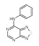 [1,2,5]Thiadiazolo[3,4-d]pyrimidin-7-amine, N-phenyl-结构式