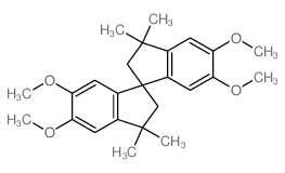 1,1'-Spirobi[1H-indene], 2,2',3,3'-tetrahydro-5,5',6,6'-tetramethoxy-3,3,3',3'-tetramethyl-结构式