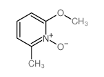 Pyridine,2-methoxy-6-methyl-, 1-oxide结构式