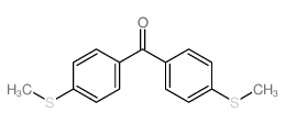 bis(4-methylsulfanylphenyl)methanone结构式