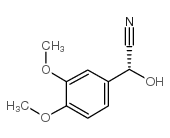 Benzeneacetonitrile, a-hydroxy-3,4-dimethoxy-结构式