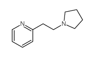 2-(2-吡咯烷乙基)吡啶结构式