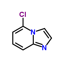 5-氯-咪唑并[1,2-a]吡啶结构式