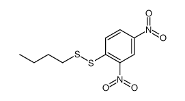 butyl-(2,4-dinitro-phenyl)-disulfide结构式