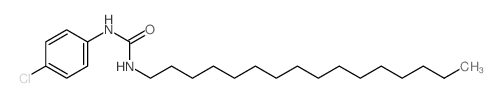 Urea,N-(4-chlorophenyl)-N'-hexadecyl-结构式