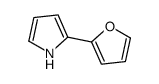2-(furan-2-yl)-1H-pyrrole结构式