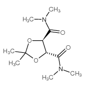 (4R,5R)-4,5-二(二甲氨基羰基)-2,2-二甲基二氧结构式