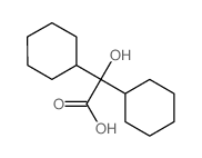 Acide dicyclohexylhydroxyacetique [French]结构式