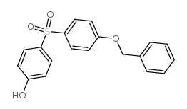 4-羟基-4'-苄氧基二苯砜结构式