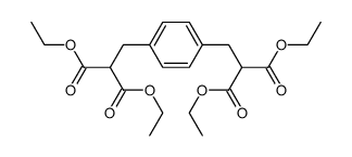 tetraethyl [1,4-phenylenebis(methylene)]bismalonate结构式