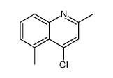4-chloro-2,5-dimethyl-quinoline结构式