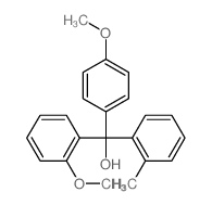 (2-methoxyphenyl)-(4-methoxyphenyl)-(2-methylphenyl)methanol结构式