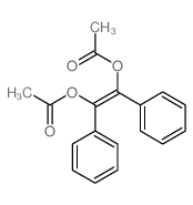 1,2-Ethenediol,1,2-diphenyl-, diacetate (9CI)结构式