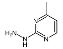 2-肼基-4-甲基嘧啶结构式