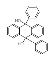 9,10-Anthracenediol,9,10-dihydro-9,10-diphenyl-结构式