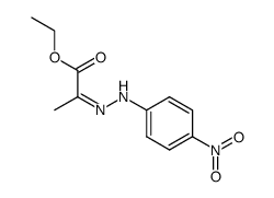 (Z)-ethyl 2-(p-nitrophenylhydrazono)propanoate结构式