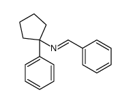 1-phenyl-N-(1-phenylcyclopentyl)methanimine结构式