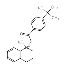 2-(1-methyl-3,4-dihydro-2H-quinolin-1-yl)-1-(4-tert-butylphenyl)ethanone结构式