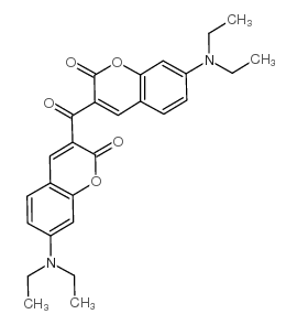 3,3'-羰基双(7-二乙胺香豆素)结构式