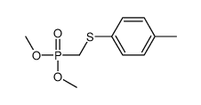 1-(dimethoxyphosphorylmethylsulfanyl)-4-methylbenzene结构式