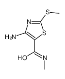 4-amino-N-methyl-2-methylsulfanyl-1,3-thiazole-5-carboxamide结构式