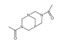 1-(3-acetyl-1,3,7-triaza-5-phosphabicyclo[3.3.1]nonan-7-yl)ethanone结构式