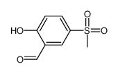 2-hydroxy-5-methylsulfonylbenzaldehyde结构式