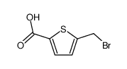 5-(bromomethyl)thiophene-2-carboxylic acid结构式