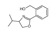 [2-(4-propan-2-yl-4,5-dihydro-1,3-oxazol-2-yl)phenyl]methanol结构式