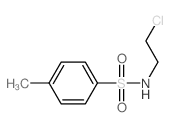 N-(2-chloroethyl)-4-methyl-benzenesulfonamide结构式