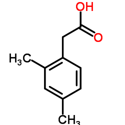 (2,4-苯二甲基)乙酸结构式