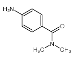 4-氨基-N,N-二甲基苯甲酰胺结构式
