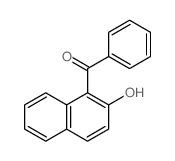 (2-Hydroxy-1-naphthalenyl)phenylmethanone结构式