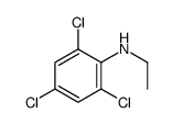2,4,6-trichloro-N-ethylaniline结构式