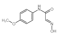 Acetamide,2-(hydroxyimino)-N-(4-methoxyphenyl)-结构式