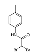 2,2-dibromo-N-(4-methylphenyl)acetamide结构式